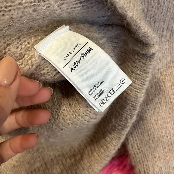 &Other stories cropped wool blend sweater - Picture 4 of 6